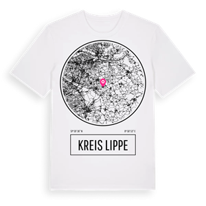 Kreis Lippe t-shirt – ekologisk bomull t-shirt från Pinshirt