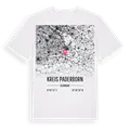 Kreis Paderborn karta t-shirt
