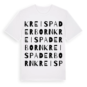 Kreis Paderborn ordlek t-shirt – ekologisk bomull t-shirt från Pinshirt