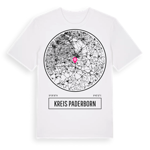 Kreis Paderborn t-shirt – ekologisk bomull t-shirt från Pinshirt