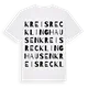 Kreis Recklinghausen ordlek t-shirt