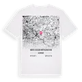 Kreis Siegen-Wittgenstein karta t-shirt