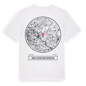 Kreis Siegen-Wittgenstein t-shirt – ekologisk bomull t-shirt från Pinshirt