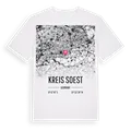 Kreis Soest karta t-shirt