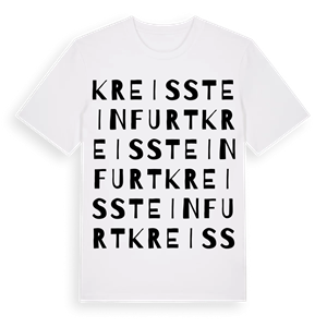 Kreis Steinfurt ordlek t-shirt – ekologisk bomull t-shirt från Pinshirt