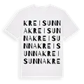 Kreis Unna ordlek t-shirt