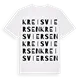 Kreis Viersen ordlek t-shirt