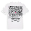 Kreis Warendorf karta t-shirt