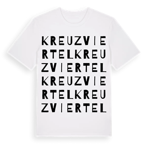 Kreuzviertel ordlek t-shirt – ekologisk bomull t-shirt från Pinshirt