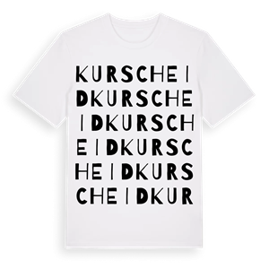 Kurscheid ordlek t-shirt – ekologisk bomull t-shirt från Pinshirt