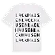 Lackhausen ordlek t-shirt