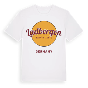 Ladbergen cirkel t-shirt – ekologisk bomull t-shirt från Pinshirt