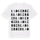 Ladbergen ordlek t-shirt