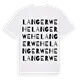Langerwehe ordlek t-shirt