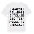 Langeseite ordlek t-shirt