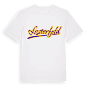 Lasterfeld baseball t-shirt – ekologisk bomull t-shirt från Pinshirt