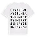 Lavesum ordlek t-shirt