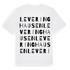 Leveringhausen ordlek t-shirt – ekologisk bomull t-shirt från Pinshirt