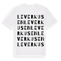 Leverkusen ordlek t-shirt