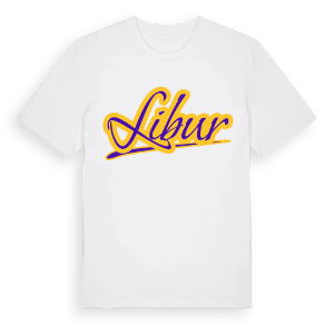 Libur baseball t-shirt – ekologisk bomull t-shirt från Pinshirt