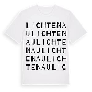 Lichtenau ordlek t-shirt – ekologisk bomull t-shirt från Pinshirt