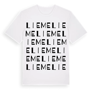 Lieme ordlek t-shirt – ekologisk bomull t-shirt från Pinshirt