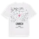 Linnich karta t-shirt