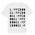 Lipperode ordlek t-shirt