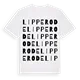 Lipperode ordlek t-shirt