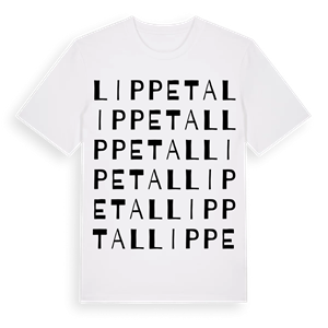 Lippetal ordlek t-shirt – ekologisk bomull t-shirt från Pinshirt