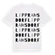 Lippramsdorf ordlek t-shirt