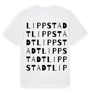 Lippstadt ordlek t-shirt – ekologisk bomull t-shirt från Pinshirt