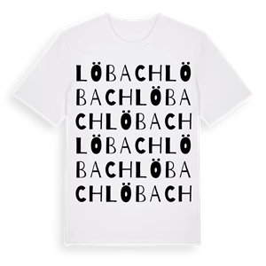 Löbach ordlek t-shirt – ekologisk bomull t-shirt från Pinshirt