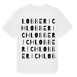 Lobberich ordlek t-shirt – ekologisk bomull t-shirt från Pinshirt