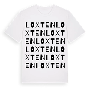 Loxten ordlek t-shirt – ekologisk bomull t-shirt från Pinshirt