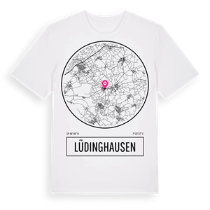 Lüdinghausen t-shirt – ekologisk bomull t-shirt från Pinshirt