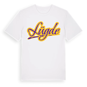 Lügde baseball t-shirt – ekologisk bomull t-shirt från Pinshirt
