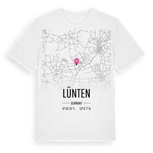 Lünten karta t-shirt – ekologisk bomull t-shirt från Pinshirt