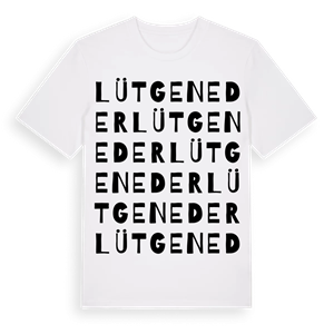Lütgeneder ordlek t-shirt – ekologisk bomull t-shirt från Pinshirt