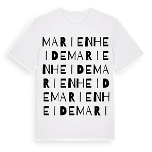Marienheide ordlek t-shirt – ekologisk bomull t-shirt från Pinshirt