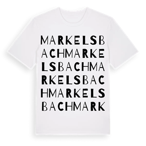 Markelsbach ordlek t-shirt – ekologisk bomull t-shirt från Pinshirt
