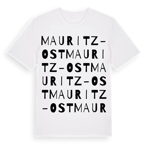 Mauritz-Ost ordlek t-shirt – ekologisk bomull t-shirt från Pinshirt