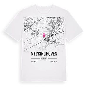Meckinghoven karta t-shirt – ekologisk bomull t-shirt från Pinshirt