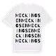 Meckingsen ordlek t-shirt