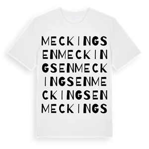 Meckingsen ordlek t-shirt – ekologisk bomull t-shirt från Pinshirt