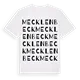 Mecklenbeck ordlek t-shirt
