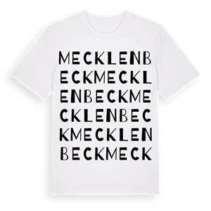 Mecklenbeck ordlek t-shirt – ekologisk bomull t-shirt från Pinshirt