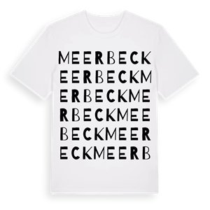 Meerbeck ordlek t-shirt – ekologisk bomull t-shirt från Pinshirt
