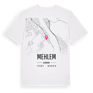 Mehlem karta t-shirt – ekologisk bomull t-shirt från Pinshirt