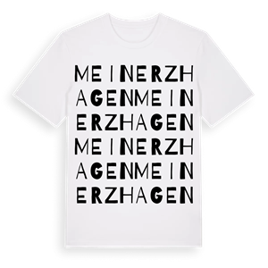 Meinerzhagen ordlek t-shirt – ekologisk bomull t-shirt från Pinshirt